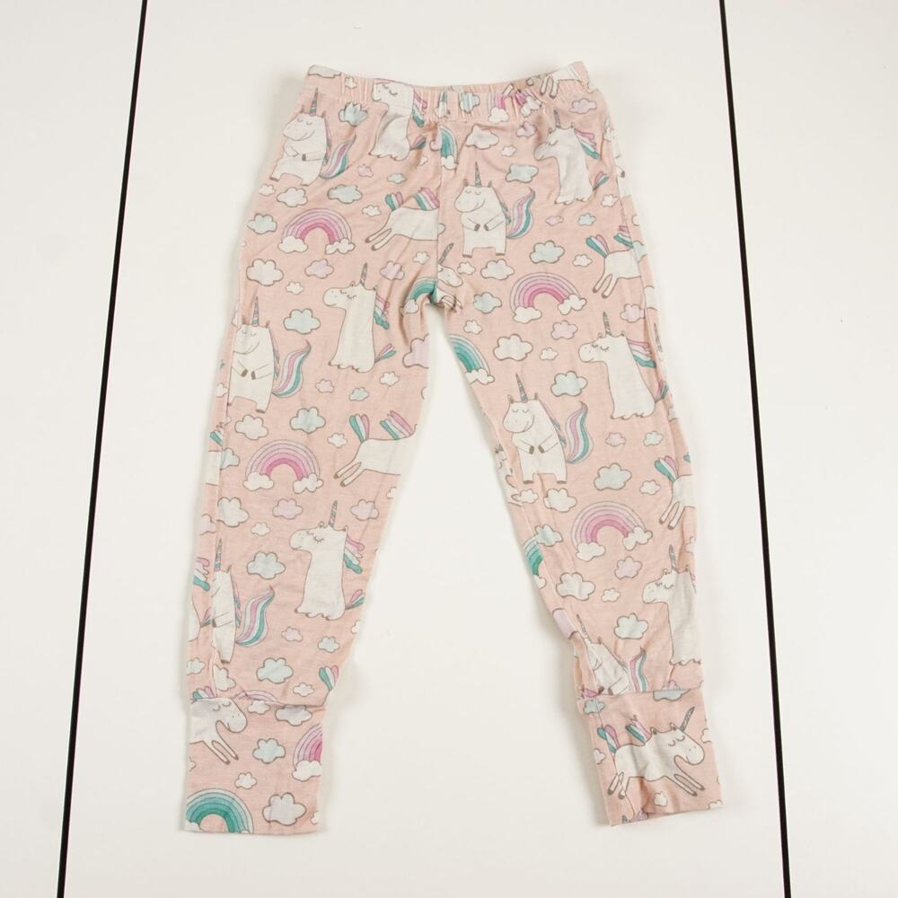 2 Posh Peanut Soft Viscose Bottoms Unicorn / Sushi Print Sz 3T